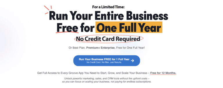 Groove.cm 2025 Pricing Update!- Run Your Business For FREE!